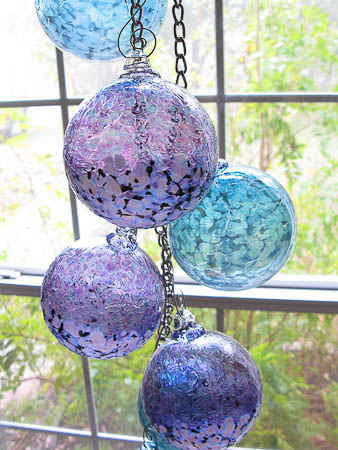 Wolf Art Glass Blown glass ornament suncatchers