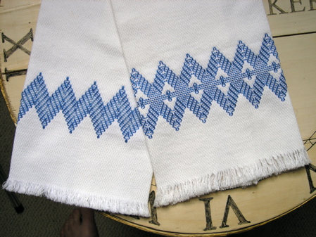 Huck Swedish Weave towels
