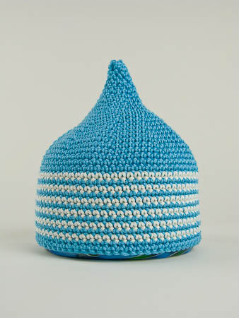 Blue Crochet Baby Tuque