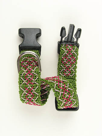 Argyle Crochet Dog Collar