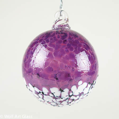 Blown Glass Ornament Suncatchers by WolfArtGlass