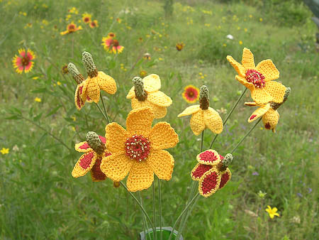 Crochet Wildflowers