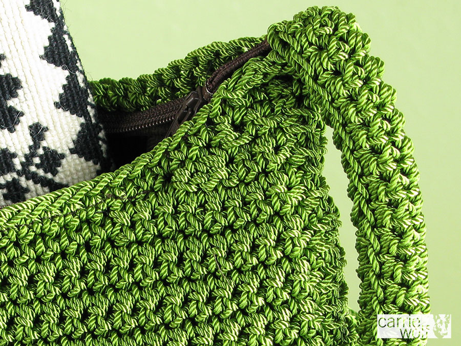 BEGINNER Nylon Popcorn Tote Bag/Purse/Crochet Pattern INSTRUCTIONS ONLY |  eBay