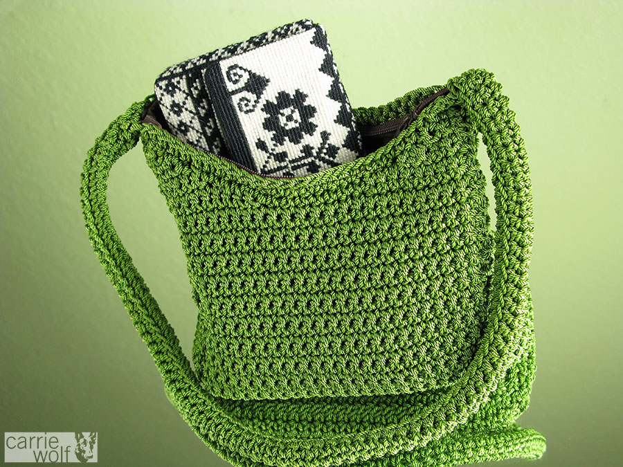 Bernat: Pattern Detail - Handicrafter Cotton - Two Color Bag